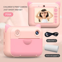 HKM-286035 Kids Digital Camera for Photos and Videos, LCD Screen, Rechargeable, Available in Blue and Pink Options