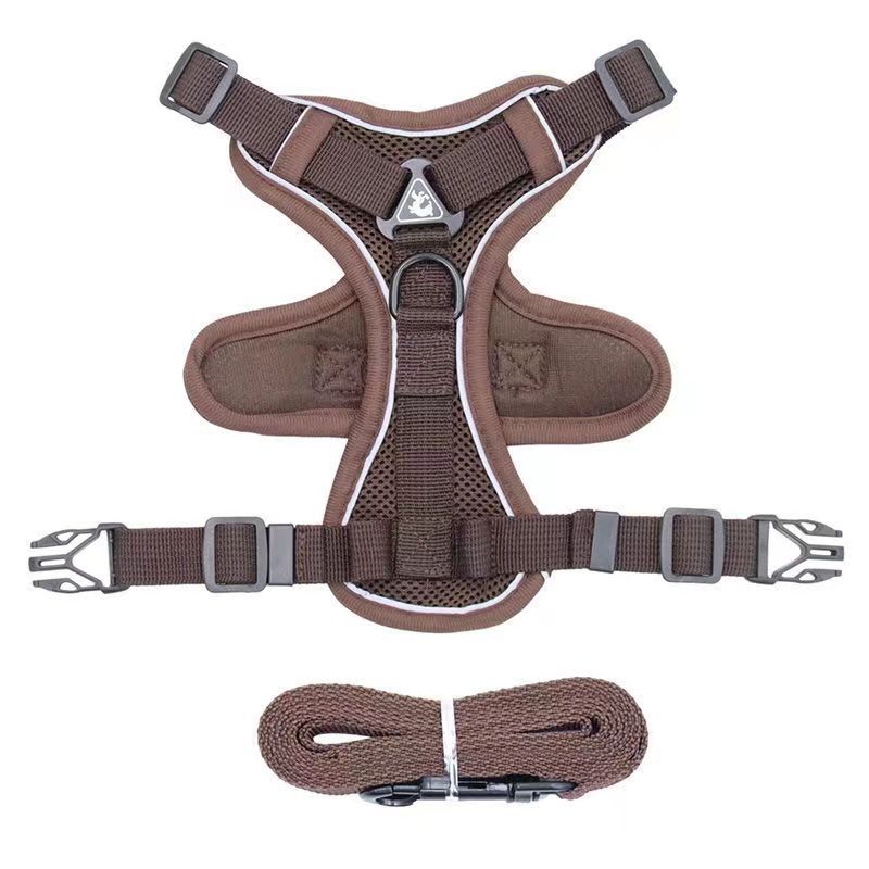 HKM-2860861 Reflective Anti-Slip Dog Leash with Comfortable Grip - Multiple Colors Available