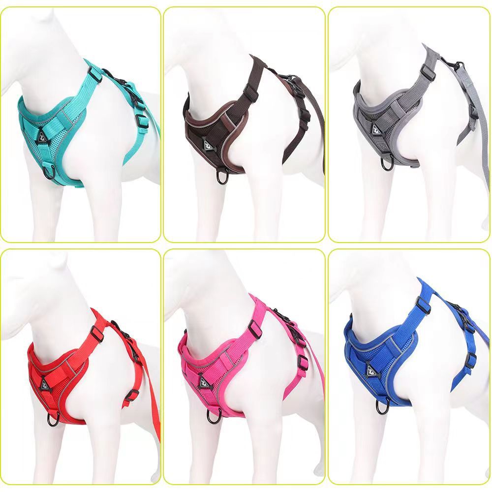 HKM-2860861 Reflective Anti-Slip Dog Leash with Comfortable Grip - Multiple Colors Available