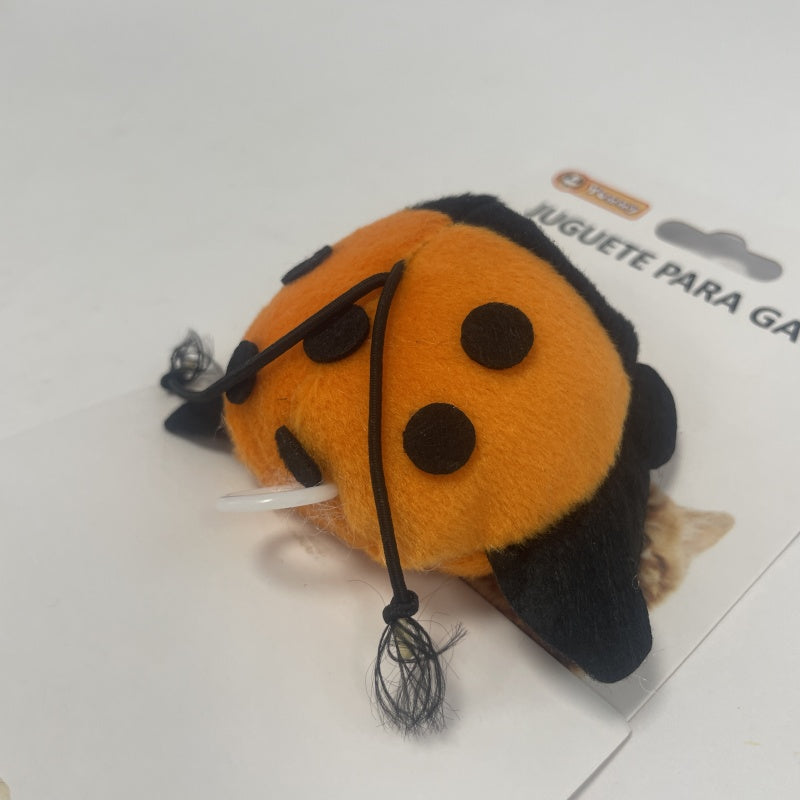 HKM-2861245 Electric Interactive Ladybug Cat Toy - Engaging Play for Your Feline Friend