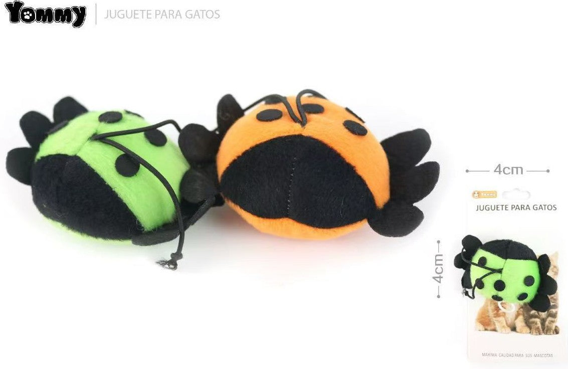 HKM-2861245 Electric Interactive Ladybug Cat Toy - Engaging Play for Your Feline Friend