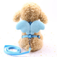 HKM-2861373 Cute Angel-Themed Nylon Dog Leashes in Various Colors and Sizes