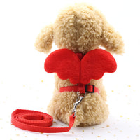 HKM-2861373 Cute Angel-Themed Nylon Dog Leashes in Various Colors and Sizes