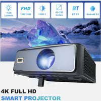 HKM-286163 1080P 3D Home Cinema Projector with Auto Focus, Auto Keystone, and Wi-Fi Connectivity