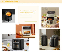 HKM-286227 Electric Air Fryer 11L - Oil-Free Cooking Appliance for Smart Homes