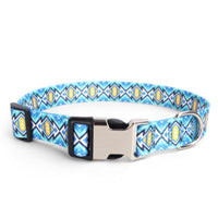 HKM-2863549 Ethnic Style Striped Dog Collar - Polyester Cotton in Various Patterns and Sizes