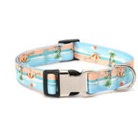 HKM-2863549 Ethnic Style Striped Dog Collar - Polyester Cotton in Various Patterns and Sizes