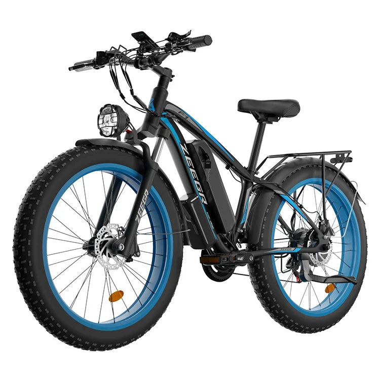 HKM-286355 Dual Motor 2000W Electric Fat Bike with 26-Inch Wheels and Hydraulic Disc Brakes
