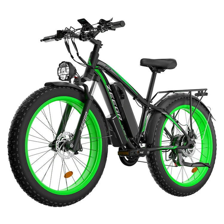 HKM-286355 Dual Motor 2000W Electric Fat Bike with 26-Inch Wheels and Hydraulic Disc Brakes