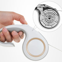 HKM-2864829 Automatic Retractable Dog Leash 5M with Ergonomic Handle and Anti-Slip Locking Button for Safe Pet Control