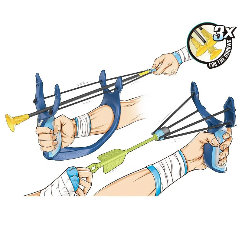 HKM-286611 Kids Archery Toy Set with Bow and Mini Arrows for Indoor and Outdoor Play