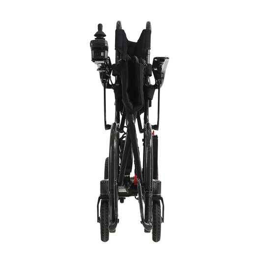 HKM-286675 Lightweight Black Electric Wheelchair for Rehabilitation and Physical Therapy