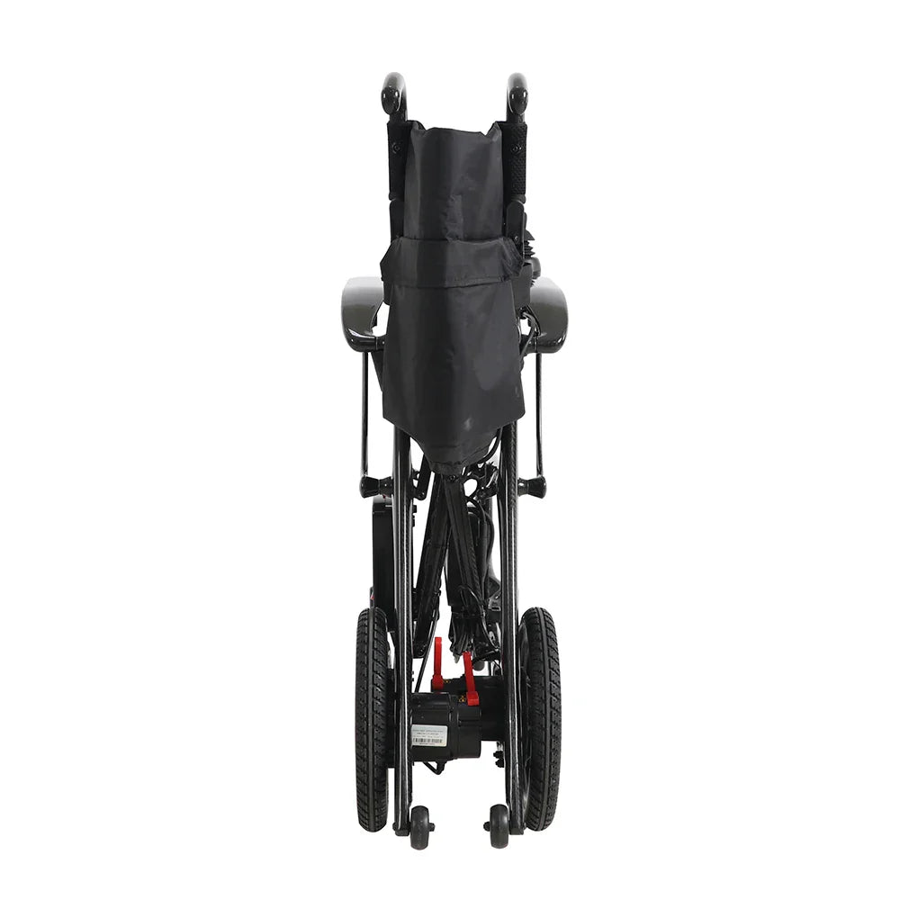 HKM-286675 Lightweight Black Electric Wheelchair for Rehabilitation and Physical Therapy