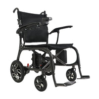 HKM-286675 Lightweight Black Electric Wheelchair for Rehabilitation and Physical Therapy