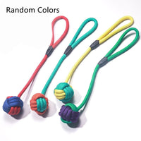HKM-2868157 Pet Cotton Rope Knot Toy - Bite Resistant Teething Solution for Dogs