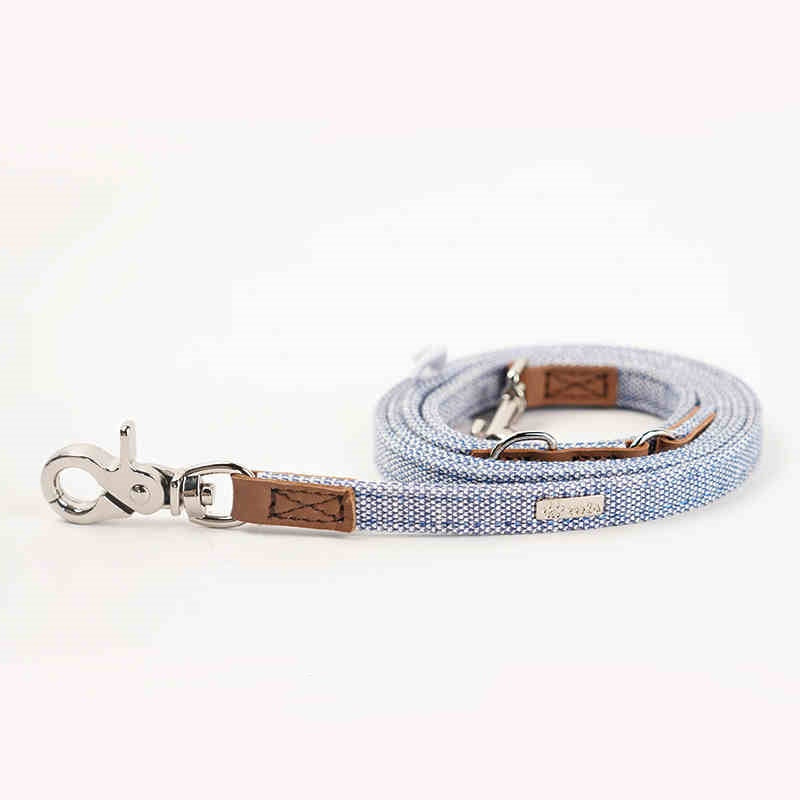 HKM-2868797 Cute Bow Collar and Rope Set for Dogs - Durable Cloth Material