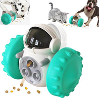 HKM-286995 Interactive Slow Feed Dog & Cat Toy Car - Multifunctional Balance Tumbler for Fun Pet Feeding and IQ Development
