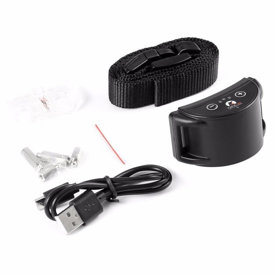 HKM-287123 Anti-Barking Collar for Small and Medium Dogs - Adjustable ABS Design in Black