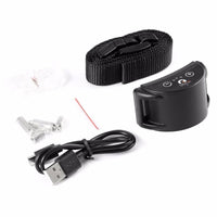 HKM-287123 Anti-Barking Collar for Small and Medium Dogs - Adjustable ABS Design in Black