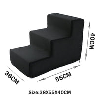 HKM-2871485 Folding Pet Steps with Non-Slip Design for Cats and Dogs - Multiple Colors Available