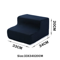 HKM-2871485 Folding Pet Steps with Non-Slip Design for Cats and Dogs - Multiple Colors Available
