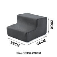 HKM-2871485 Folding Pet Steps with Non-Slip Design for Cats and Dogs - Multiple Colors Available