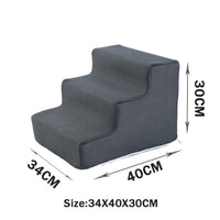 HKM-2871485 Folding Pet Steps with Non-Slip Design for Cats and Dogs - Multiple Colors Available