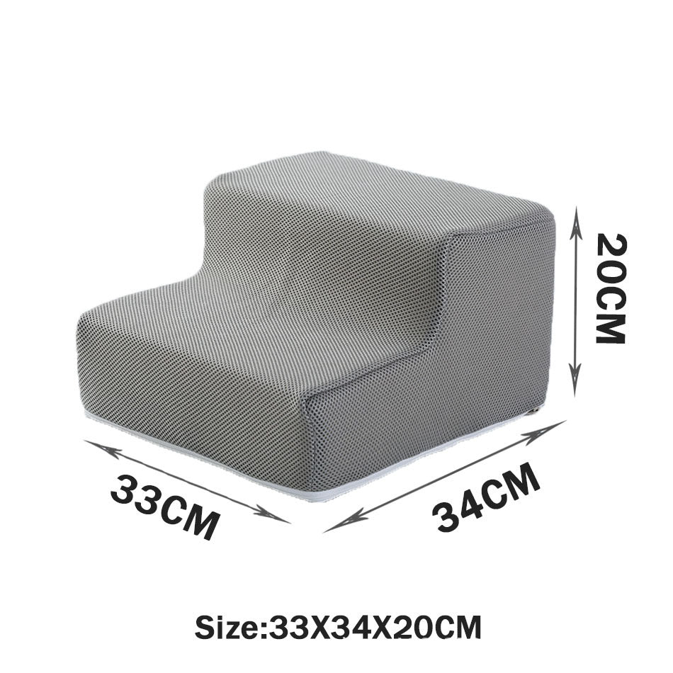 HKM-2871485 Folding Pet Steps with Non-Slip Design for Cats and Dogs - Multiple Colors Available