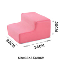 HKM-2871485 Folding Pet Steps with Non-Slip Design for Cats and Dogs - Multiple Colors Available
