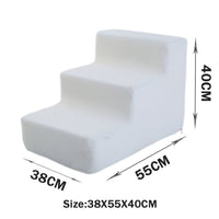 HKM-2871485 Folding Pet Steps with Non-Slip Design for Cats and Dogs - Multiple Colors Available