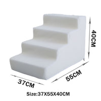 HKM-2871485 Folding Pet Steps with Non-Slip Design for Cats and Dogs - Multiple Colors Available