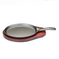 HKM-287315 Cast Iron Non-Stick Grill Pan with Handle for Outdoor BBQ and Induction Cooking