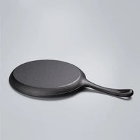 HKM-287315 Cast Iron Non-Stick Grill Pan with Handle for Outdoor BBQ and Induction Cooking