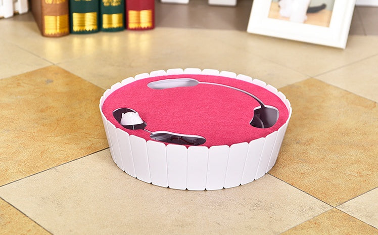 HKM-2873917 Smart Rotating Mouse Cat Teaser Remote Control Toy with Adjustable Speed - Fun Pet Activity Enhancer