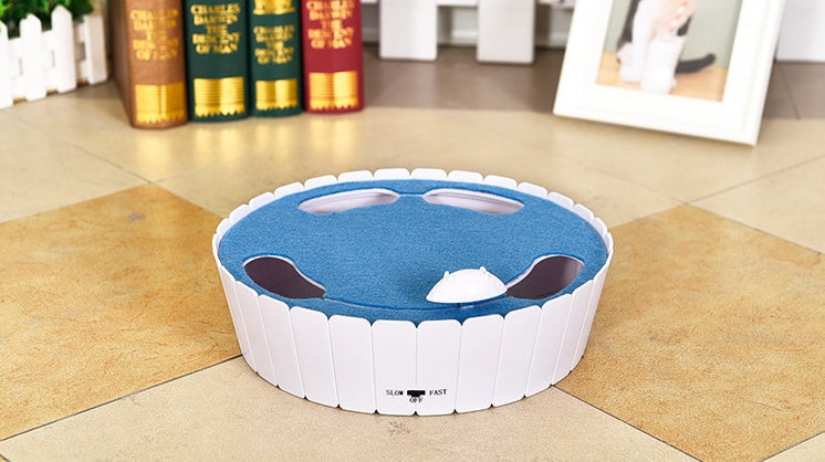 HKM-2873917 Smart Rotating Mouse Cat Teaser Remote Control Toy with Adjustable Speed - Fun Pet Activity Enhancer