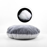 HKM-2877117 Creative Plush Pet Nest in Egg Tart Pink and Light Gray ¨C Available in XS to L Sizes
