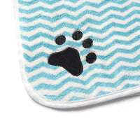 HKM-2877245 Microfiber Bathrobe Towel for Dogs and Cats - Water-Absorbent, Fashionable Design in Yellow and Grey