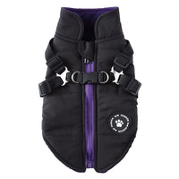 HKM-2877629 Dog Autumn and Winter Apparel - Unisex Polyester Clothing in Black, Blue, Green, Red, Sizes XS to 2XL