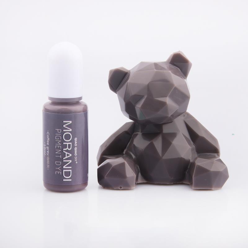 HKM-287763 Advanced Morandi Color Epoxy Pigments Set - 24 Solid Colors, 10ml Each
