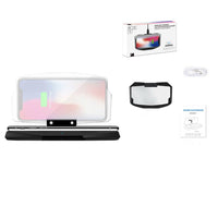 HKM-287827 Universal Wireless Charging Car Head-Up Display with Smartphone Navigation Bracket