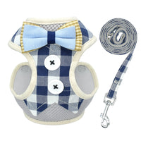 HKM-2878653 Adjustable Vest-Type Cat Harness for Small Dogs and Cats, Comfortable Cloth Material