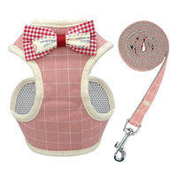 HKM-2878653 Adjustable Vest-Type Cat Harness for Small Dogs and Cats, Comfortable Cloth Material