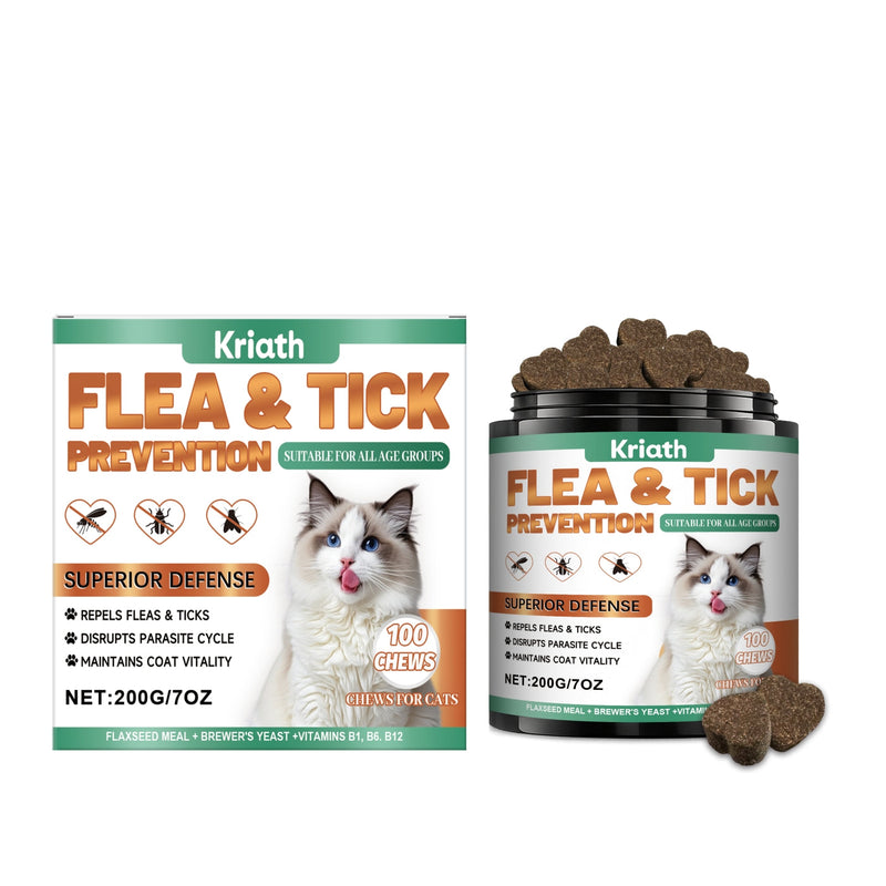 HKM-2878909 Cat Skin Health Chewable Tablets with Flaxseed, Pumpkin Seed & B Vitamins