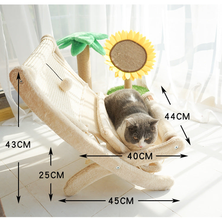 HKM-2879037 Creative Cat Sofa Bed and Sunbathing Chair for Comfortable Relaxation