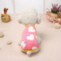HKM-2879421 Leopard Print Velvet Dog Vest Dress for All Genders