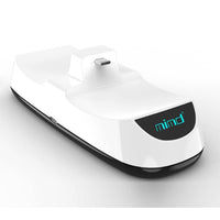 HKM-288019 LED Charging Station for PS5 Wireless Controllers - Dual Base Charger in White and Black