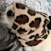 HKM-2881213 Warm Solid Color Adjustable Pet Hat for Winter - Shaker Velvet Cap in Sizes S, M, L, XL