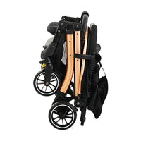 HKM-288147 Lightweight Foldable Baby Stroller with Aluminium Alloy Frame - Ideal for Travel