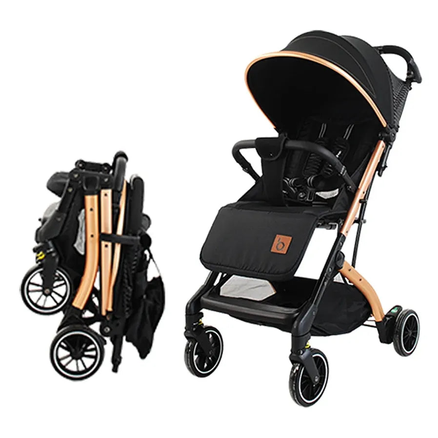 HKM-288147 Lightweight Foldable Baby Stroller with Aluminium Alloy Frame - Ideal for Travel