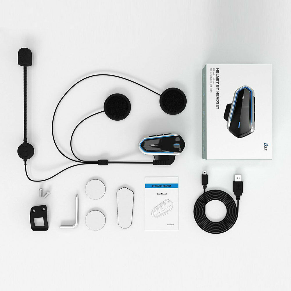 HKM-288147 Low Energy Bluetooth Helmet Headset with Enhanced Audio and Comfort